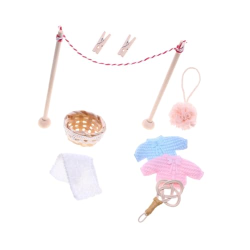 Veemoon 1 Satz Kleiderstange Puppenhaus Kleiderständer Dollhouse Trockenstange Mini-Wäscheständer Miniatur-Wäscheständer -Wäscheständer Wäschezubehör für Puppenstuben Holz Veemoon 1 Satz Kleiderstange Puppenhaus Kleiderständer Dollhouse Trockenstange Mini-Wäscheständer Miniatur-Wäscheständer -Wäscheständer Wäschezubehör für Puppenstuben Holz von Veemoon