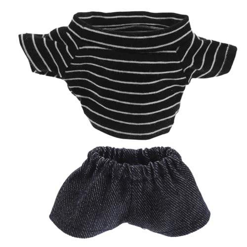 Veemoon 1 Satz Niedliches Bärenpuppen Outfit mit Shirt und Hose und Strapazierfähig Kleidungsstück für Mädchenpuppen Rollenspiele und Besondere Anlässe Veemoon 1 Satz Niedliches Bärenpuppen Outfit mit Shirt und Hose und Strapazierfähig Kleidungsstück für Mädchenpuppen Rollenspiele und Besondere Anlässe von Veemoon