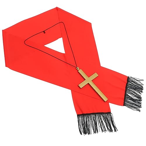 Veemoon 1satz Halloween Kostümzubehör Für Priester Und Nonne Mit Kreuzanhänger Accessoire Für Partys Karneval Und Festlichkeiten Veemoon 1satz Halloween Kostümzubehör Für Priester Und Nonne Mit Kreuzanhänger Accessoire Für Partys Karneval Und Festlichkeiten von Veemoon