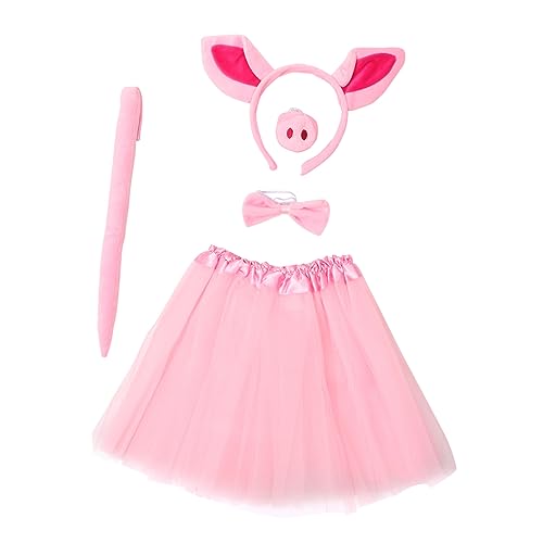 Veemoon 1 Satz Satz Faschingskostüm-Kit Party-Cosplay-Halloween Schweineohr Stirnband halloween costume halloween kleidung Schweinekostüm für Mädchen Partykostüm für Mädchen Stoff Rosa Veemoon 1 Satz Satz Faschingskostüm-Kit Party-Cosplay-Halloween Schweineohr Stirnband halloween costume halloween kleidung Schweinekostüm für Mädchen Partykostüm für Mädchen Stoff Rosa von Veemoon