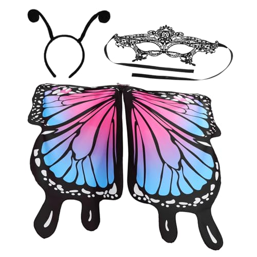 Veemoon 1 Satz Schmetterlings-umhang Schmetterlinge Kap Schmetterlingskostüm Für Damen Erwachsene Halloween Schmetterling Dekorationen Flügel Schmetterlingsumhang Zum Anziehen Polyester Veemoon 1 Satz Schmetterlings-umhang Schmetterlinge Kap Schmetterlingskostüm Für Damen Erwachsene Halloween Schmetterling Dekorationen Flügel Schmetterlingsumhang Zum Anziehen Polyester von Veemoon