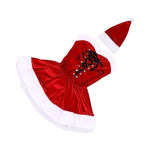 Veemoon 1 Satz Weihnachtshut weihnachten kleidung weihnachtsbekleidung weihnachtskleider santa claus costume festival clothing Weihnachtskostüm Frauenkostüm Weihnachtsschmuck Polyester rot Veemoon 1 Satz Weihnachtshut weihnachten kleidung weihnachtsbekleidung weihnachtskleider santa claus costume festival clothing Weihnachtskostüm Frauenkostüm Weihnachtsschmuck Polyester rot von Veemoon