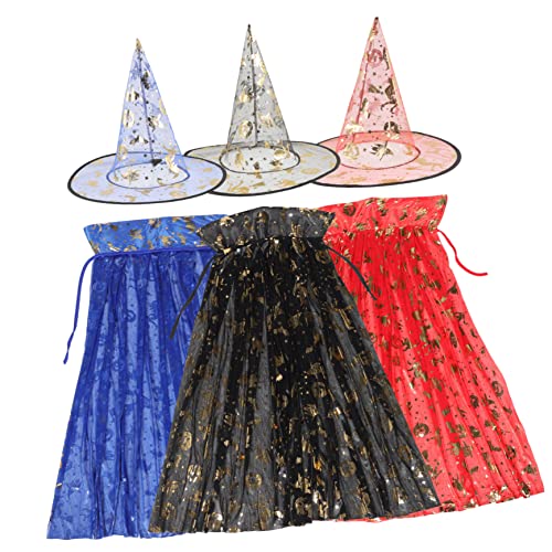 Veemoon 1 Satz Zauberer Umhang für Halloween-Kostüme für Frauen Erwachsene Hexenkostüm halloween umhang halloween costume tragbare Hexenkleidung Party- -Kleidung Polyester Veemoon 1 Satz Zauberer Umhang für Halloween-Kostüme für Frauen Erwachsene Hexenkostüm halloween umhang halloween costume tragbare Hexenkleidung Party- -Kleidung Polyester von Veemoon