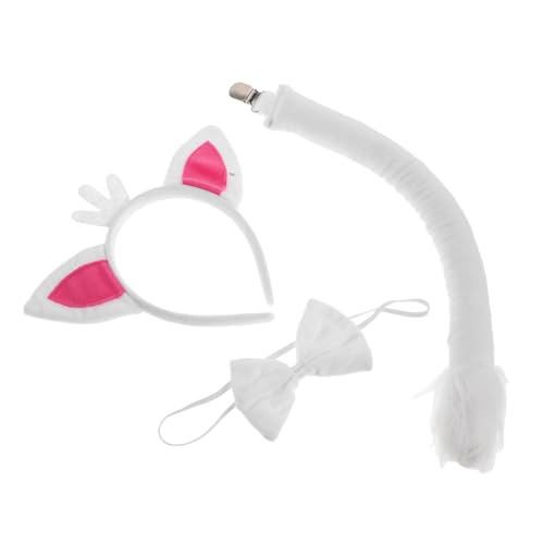 Veemoon 1 Set Fuchsohren Stirnband Und Kostüm Set Mit Fliege Für Cosplay Bühnenauftritte Halloween von Veemoon
