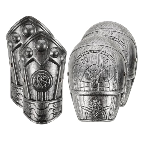 Veemoon 1 Set Schulterschützer Rollenspiel Armschienen Arm Cosplay Schulterschutz Kinderspielzeug Mittelalter Schulterplatte Kostüm Cosplay Requisite Silber Kunststoff Veemoon 1 Set Schulterschützer Rollenspiel Armschienen Arm Cosplay Schulterschutz Kinderspielzeug Mittelalter Schulterplatte Kostüm Cosplay Requisite Silber Kunststoff von Veemoon