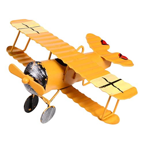 Veemoon 1 Stück Eisen Flugzeugmodell Vintage Modell Antike Modellflugzeuge Dekoratives Flugzeugmodell Flug Vintage Flugzeugmodell Vintage Flugzeugdekor Flugzeugornament von Veemoon