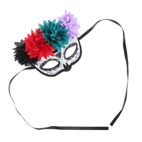Veemoon 1 Stück Geister Festival Maske Halloween Requisiten Halloween Dekorationen Performance Requisiten Masken Gruselige Handmasken Cosplay Masken Masken Paare Gold DIY von Veemoon