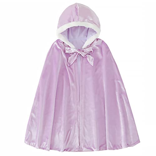 Veemoon 1 Stück Kinderumhang Kinderkleid Kinderkleid Umhang Kinderkleidung Outfits Kleidung Für Weihnachtskostüme Für Halloweenkostüme Bekleidung Kinderzubehör Violette Baumwolle von Veemoon