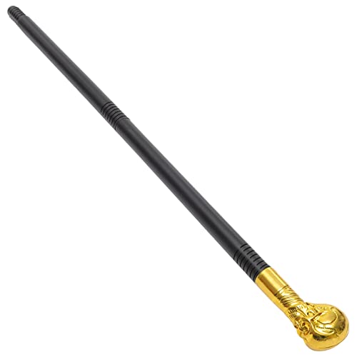 Veemoon 1 Stück Skelett Prop-Stick dreiteiliges Kostüme Halloween Party Dekoration Halloween Kostümzubehör Colsplay Kostüm Requisit Halloween-Requisitenstock Golden von Veemoon