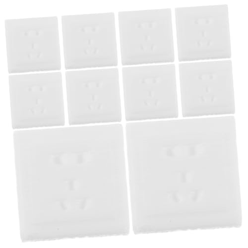 Veemoon 10 Sätze Teiliges Miniatur-puppenhaus-bausatz mit Realistischen Schaltern und Steckdosen Detailgetreue Miniaturmodelle aus Zubehör für Puppenhaus Architektur DIY-Modelle Veemoon 10 Sätze Teiliges Miniatur-puppenhaus-bausatz mit Realistischen Schaltern und Steckdosen Detailgetreue Miniaturmodelle aus Zubehör für Puppenhaus Architektur DIY-Modelle von Veemoon