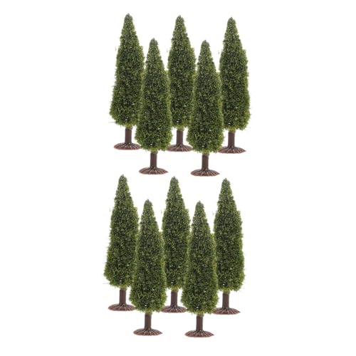 Veemoon 10 Stück Mini-Modell Kiefer Weihnachtsdekoration kleine Kieferndekoration Landschaft DIY Kiefern dekorative Kiefern Kunststoffbäume für Wohndekorationen Kiefernschmuck Plastik Grün Veemoon 10 Stück Mini-Modell Kiefer Weihnachtsdekoration kleine Kieferndekoration Landschaft DIY Kiefern dekorative Kiefern Kunststoffbäume für Wohndekorationen Kiefernschmuck Plastik Grün von Veemoon