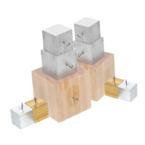 Veemoon 10 Stück Quader Schwerkraftaktivitätswürfel Würfel Mit Spezifischem Gewicht Aluminiumwürfel Schwerkraftwürfel Aus Metall Dichtewürfel Kupferwürfel Würfeldichte Kupferkugel Eisen von Veemoon