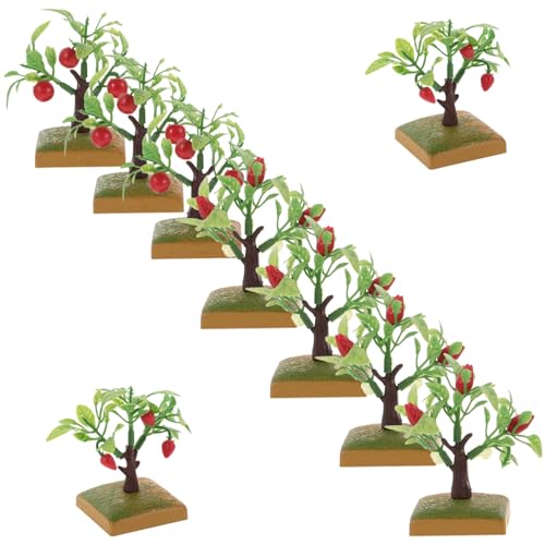 Veemoon 10 Stück Teiliges Miniatur Obstbaum Modelle aus Robustem Realistische Sandtisch Dekoration Leichte Stabile Modellbäume für Modellbahn Mikro Garten DIY Landschaft Veemoon 10 Stück Teiliges Miniatur Obstbaum Modelle aus Robustem Realistische Sandtisch Dekoration Leichte Stabile Modellbäume für Modellbahn Mikro Garten DIY Landschaft von Veemoon