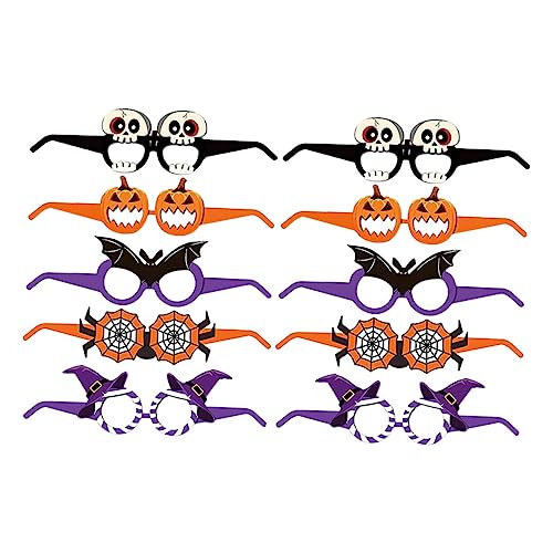 Veemoon 10 Stück lustige Halloween-Brille halloween costume halloween kleidung Partyzubehör gefälscht schnapsgläser Halloween-Brille fotografieren dekorative Halloween-Brille Papier Veemoon 10 Stück lustige Halloween-Brille halloween costume halloween kleidung Partyzubehör gefälscht schnapsgläser Halloween-Brille fotografieren dekorative Halloween-Brille Papier von Veemoon
