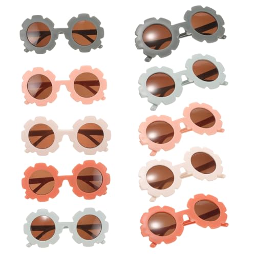 Veemoon 10 Stück sonnenbrillen für kindersonnenbrille Gänseblümchen- Spaßbrille für Party schnapsgläser lustige Partybrille Sammeln von Gläsern Stk von Veemoon