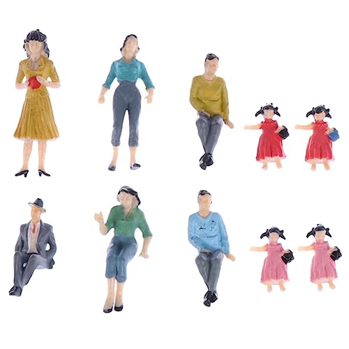 Veemoon 10Stücke Teiliges Bemalte Miniaturfiguren für Modelleisenbahnen Requisiten für Bahnhofslayout Farbenfrohe Kunststofffiguren für Modellbau für Erwachsene Verschiedene Veemoon 10Stücke Teiliges Bemalte Miniaturfiguren für Modelleisenbahnen Requisiten für Bahnhofslayout Farbenfrohe Kunststofffiguren für Modellbau für Erwachsene Verschiedene von Veemoon