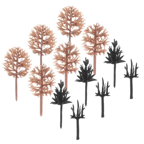 Veemoon 116 Stück Teiliges Mini Modellbäume aus Kunststoff Realistische Vielseitige Miniaturbäume für Dioramen Sandtisch Modellbau Landschaften Kreative DIY-projekte Langlebig und von Veemoon