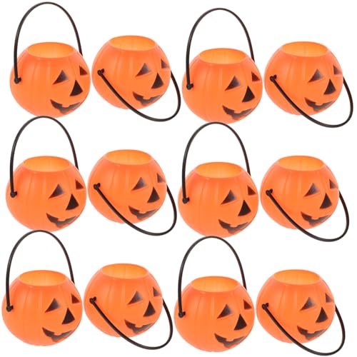 Veemoon 12 Stück Halloween Süßigkeitenhalter – Bunte Halloween Eimer Mit Gruseligen Designs Für Trick-or-Treat Spaß – Perfekt Für Süßigkeitenverteilung Und Dekoration Veemoon 12 Stück Halloween Süßigkeitenhalter – Bunte Halloween Eimer Mit Gruseligen Designs Für Trick-or-Treat Spaß – Perfekt Für Süßigkeitenverteilung Und Dekoration von Veemoon