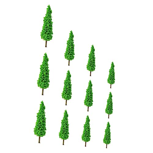 Veemoon 12 Stück Miniaturbaum Künstliche Bäume für Desktop Dekoration Emulation Baum für Mikro Grün von Veemoon