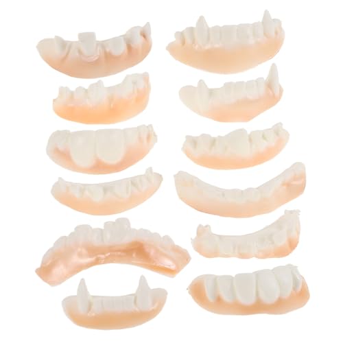 Veemoon 12 Stück Vampirzähne Halloween Set – Knorrige - Lustige Falsche Zähne Für Kostümpartys - Perfekte Party Gefälligkeiten Und Halloween Dekoration Für Gruselige Looks Veemoon 12 Stück Vampirzähne Halloween Set – Knorrige - Lustige Falsche Zähne Für Kostümpartys - Perfekte Party Gefälligkeiten Und Halloween Dekoration Für Gruselige Looks von Veemoon