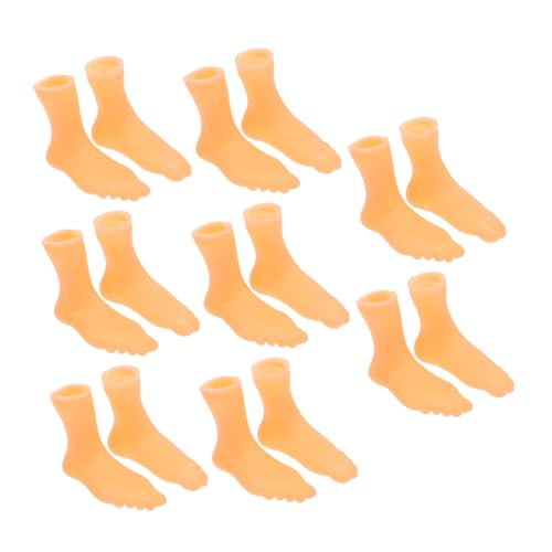 Veemoon 16 Stücke Lehrkörperpuppe Babys Mini Hände Finger Zappeln Halloween Füße Puppen Zappeln Puppe Kleine Hände Frühes Lernspielzeug Füße Vinyl von Veemoon
