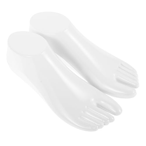 Veemoon 1Paar Realistischer Schuh Modell Display Stand Kunststoff Für Fußkettchen Und Schuhe Sockenaussteller Für Einzelhandel Und Fotografie von Veemoon