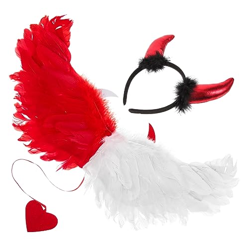 Veemoon 1Satz Halloween Für Engelsflügel Mit Stirnband Für Karneval Maskeraden Cosplay Partys Strapazierfähigem Material Einfach Veemoon 1Satz Halloween Für Engelsflügel Mit Stirnband Für Karneval Maskeraden Cosplay Partys Strapazierfähigem Material Einfach von Veemoon