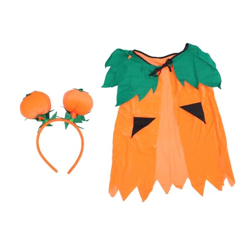 Veemoon 1Satz Halloween Kostümset Mantel Haarband Kit Für Kreative Feiern Atmungsaktives Material Langlebig Praktisch Für Aufbewahrung von Veemoon
