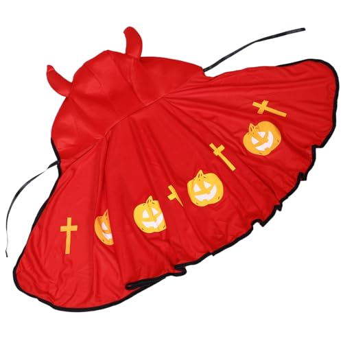 Veemoon 1Stück Halloween Kinderkappe Mit Hut Schwarzes Kostüm Stylisches Cosplay Für Jungen Für Halloween Partys Aufführungen Langlebiges Material Komfortabel von Veemoon