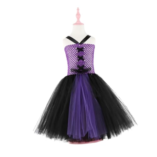 Veemoon 1Stück Hexenkostüm für Cosplay Outfit mit Tüllrock für Halloween Weiches Nylonmaterial Kostüm für Fasching Mottopartys Langlebig von Veemoon