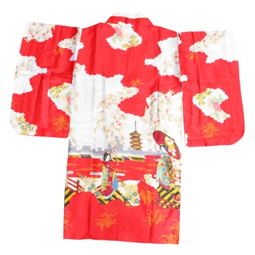 Veemoon 1pc Alte Japanische Kimono Elegante Japanische Nationalkostüm Bühnenperformance Kostüme Weibliche Fotografie Kleidung Für Mädchen in Roter Freier Größe Veemoon 1pc Alte Japanische Kimono Elegante Japanische Nationalkostüm Bühnenperformance Kostüme Weibliche Fotografie Kleidung Für Mädchen in Roter Freier Größe von Veemoon