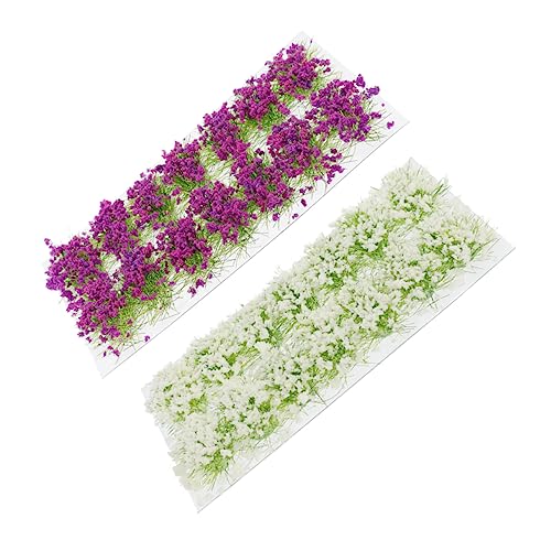 Veemoon 2 Boxen Blumen-Cluster- Künstlich Miniaturen Winzig Gartenzubehör Dekorationen Gefälschte Blumen Im Freien Landschaft Fälschung Büschel Stiele Kunststoffharz Veemoon 2 Boxen Blumen-Cluster- Künstlich Miniaturen Winzig Gartenzubehör Dekorationen Gefälschte Blumen Im Freien Landschaft Fälschung Büschel Stiele Kunststoffharz von Veemoon