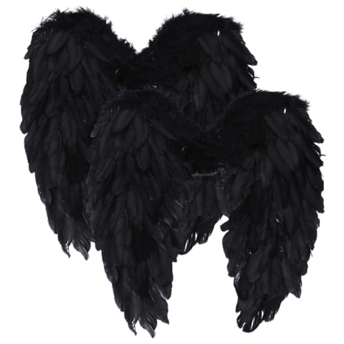 Veemoon 2 Stk Flügel u Vogelflügel Halloween-engelkostüm Flügel Kostüm Feenflügel Dunkle Feenflügel Kostüm Mit Schwarzen Flügeln Engelskostüm Für Flügel Erwachsen Black Feder Veemoon 2 Stk Flügel u Vogelflügel Halloween-engelkostüm Flügel Kostüm Feenflügel Dunkle Feenflügel Kostüm Mit Schwarzen Flügeln Engelskostüm Für Flügel Erwachsen Black Feder von Veemoon