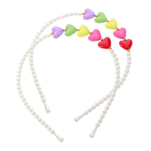Veemoon 2 Stück Herzförmiger Haarreifen mit Perlen Bunte Haardekoration für Valentinstag Hochzeiten und Kostümpartys Süßes Accessoire für Romantische Anlässe Veemoon 2 Stück Herzförmiger Haarreifen mit Perlen Bunte Haardekoration für Valentinstag Hochzeiten und Kostümpartys Süßes Accessoire für Romantische Anlässe von Veemoon
