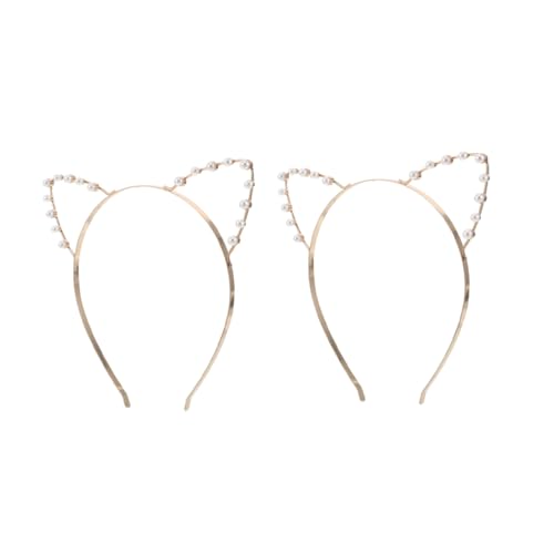 Veemoon 2 Stück Katzenohren Haarreif mit Perlen Kostümzubehör für Damen für Halloween Cosplay und Partys Charmantes Haarband mit Niedlichem Design und Stilvollen Akzenten Veemoon 2 Stück Katzenohren Haarreif mit Perlen Kostümzubehör für Damen für Halloween Cosplay und Partys Charmantes Haarband mit Niedlichem Design und Stilvollen Akzenten von Veemoon
