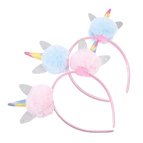 Veemoon 2 Stück Kreative Plüsch Einhorn Haarreifen für Mädchen für Kostümpartys Fotografie Requisiten und Karneval Leicht und Langlebig Veemoon 2 Stück Kreative Plüsch Einhorn Haarreifen für Mädchen für Kostümpartys Fotografie Requisiten und Karneval Leicht und Langlebig von Veemoon
