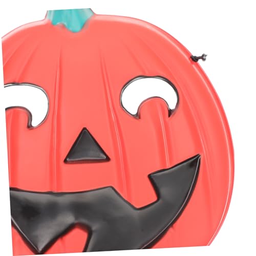 Veemoon 2 Stück Kürbismaske Halloween Maskendekorationen Halloween Gesichtsmaske Gruselmaske Partyzubehör Grusel Cosplay Maske Stilvolle Masken Halloween Performance Requisite von Veemoon