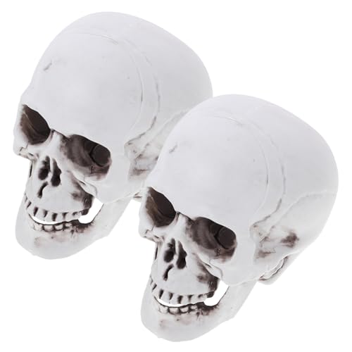 Veemoon 2 Stück Lebensgroße Skelett Totenköpfe Aus Kunststoff - Realistische Halloween Deko in Gold Für Schaurige Partys Und Gruselatmosphäre - Totenschädel Figuren Für Veemoon 2 Stück Lebensgroße Skelett Totenköpfe Aus Kunststoff - Realistische Halloween Deko in Gold Für Schaurige Partys Und Gruselatmosphäre - Totenschädel Figuren Für von Veemoon