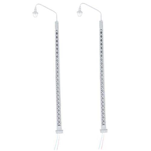 Veemoon 2 Stück Maßstab Weißes Licht Teiliges Sandtisch Dekoration Miniatur Zug Lampen Realistische Simulation DIY Zubehör Veemoon 2 Stück Maßstab Weißes Licht Teiliges Sandtisch Dekoration Miniatur Zug Lampen Realistische Simulation DIY Zubehör von Veemoon