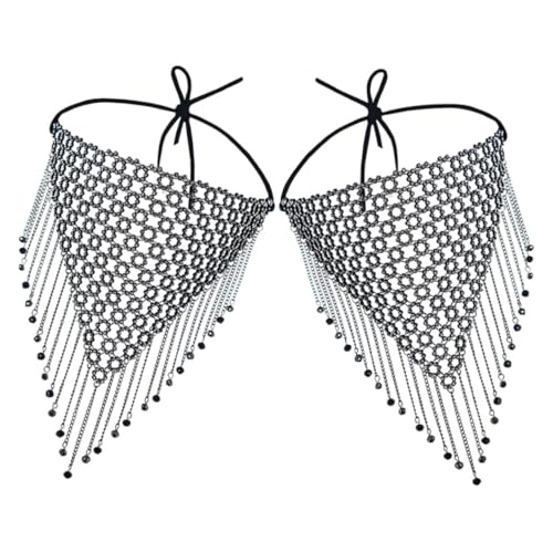 Veemoon 2 Stücke Maske Für Kostüm Quaste Strass Halbe Gesichtsmaske Für Halloween Maskerade Zubehör Veemoon 2 Stücke Maske Für Kostüm Quaste Strass Halbe Gesichtsmaske Für Halloween Maskerade Zubehör von Veemoon