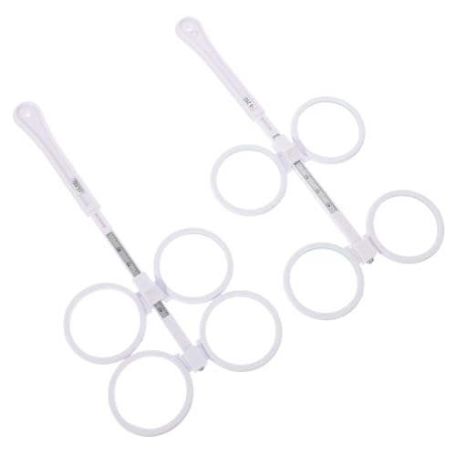 Veemoon 2 Stück Optische Flipper Aus Kunststoff – Präzise Testlinsen Für Optometrie - Ideal Für Augenuntersuchungen ±0-25 ±0 50 Dioptrien von Veemoon