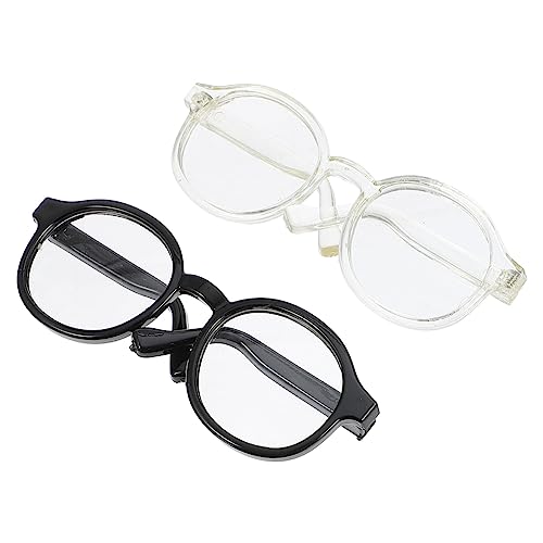 Veemoon 2 Stück Puppenbrille Aus Kunststoff - Mini Sonnenbrille Für Puppen - 5 cm Und 10 cm Breit Ideales Puppenzubehör Für Kreatives Und Puppenanziehrequisiten Veemoon 2 Stück Puppenbrille Aus Kunststoff - Mini Sonnenbrille Für Puppen - 5 cm Und 10 cm Breit Ideales Puppenzubehör Für Kreatives Und Puppenanziehrequisiten von Veemoon