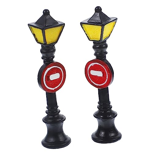 Veemoon 2 Stück Puppenhaus-Modell Mini-lampen-kit Für Miniatur-straßenlaternen des Dorfes Lampenspielzeug Winzige Hausbeleuchtung Mini Model House Lampe Harz Veemoon 2 Stück Puppenhaus-Modell Mini-lampen-kit Für Miniatur-straßenlaternen des Dorfes Lampenspielzeug Winzige Hausbeleuchtung Mini Model House Lampe Harz von Veemoon