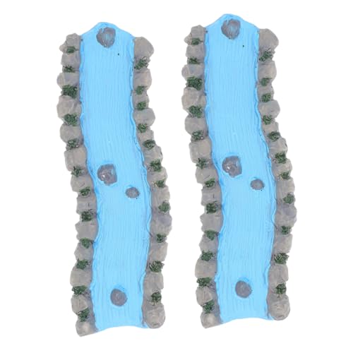 Veemoon 2 Stück Resin Miniatur Bach für Sandtisch Dekoration Lebensechter Fluss für Feengarten und Puppenhaus Vielseitiges Garten Accessoire zur Kreativen Gartengestaltung Veemoon 2 Stück Resin Miniatur Bach für Sandtisch Dekoration Lebensechter Fluss für Feengarten und Puppenhaus Vielseitiges Garten Accessoire zur Kreativen Gartengestaltung von Veemoon