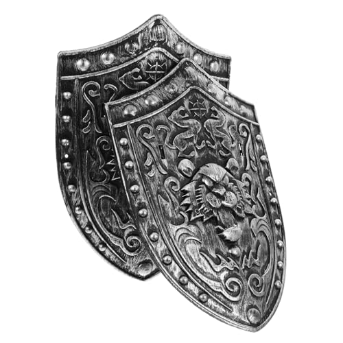 Veemoon 2stücke Ritter Schild Spielzeug Für Junge Mädchen Löwenwappen Design Für Halloween Cosplay Und Rollenspiel Leicht Und Tragbar Für Jungen Und Fantasievolles Spielen von Veemoon