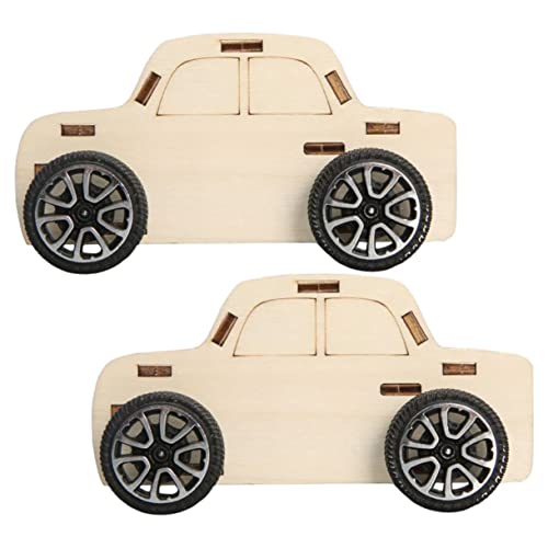 Veemoon 2 Stück Teiliges DIY Holzauto für Langlebiges Holzspielzeug Fördert Bastelfähigkeiten und Wissenschaftsprojekt für Mädchen und Jungen Lernspielzeug Ab Jahren Veemoon 2 Stück Teiliges DIY Holzauto für Langlebiges Holzspielzeug Fördert Bastelfähigkeiten und Wissenschaftsprojekt für Mädchen und Jungen Lernspielzeug Ab Jahren von Veemoon