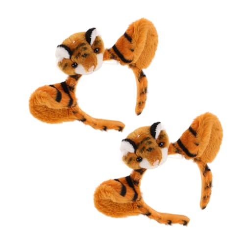 Veemoon 2 Stück Teiliges Plüsch Tiger Haarband Weiches und Bequemes Tierkostüm Zubehör Niedliches Stirnband für Halloween Partys und Cosplay Vielseitiges Auffälliges Kopfaccessoire für Veemoon 2 Stück Teiliges Plüsch Tiger Haarband Weiches und Bequemes Tierkostüm Zubehör Niedliches Stirnband für Halloween Partys und Cosplay Vielseitiges Auffälliges Kopfaccessoire für von Veemoon
