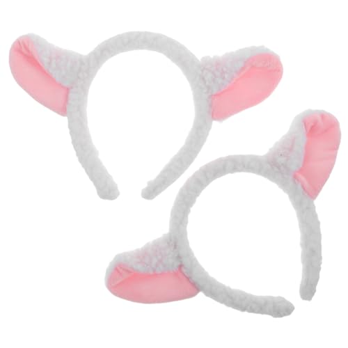 Veemoon 2 Stück Teiliges Schaf Ohr Stirnband aus Weichem Lammfell Niedliches Tier cosplay Zubehör mit Schafhörnern Bequemes Leichtes Kostüm Haarband für Erwachsene für Party und Veemoon 2 Stück Teiliges Schaf Ohr Stirnband aus Weichem Lammfell Niedliches Tier cosplay Zubehör mit Schafhörnern Bequemes Leichtes Kostüm Haarband für Erwachsene für Party und von Veemoon