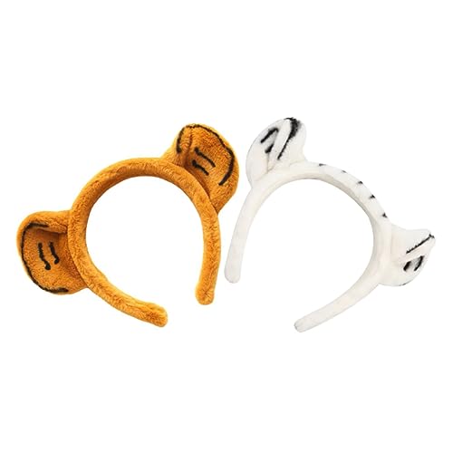 Veemoon 2 Stück Teiliges Tigerohren Haarreif Weiches Plüsch Stirnband Atmungsaktiv und Bequem Einzigartiges Party Cosplay Accessoire für Damen und Jugendliche für Festivitäten und Kostüme Veemoon 2 Stück Teiliges Tigerohren Haarreif Weiches Plüsch Stirnband Atmungsaktiv und Bequem Einzigartiges Party Cosplay Accessoire für Damen und Jugendliche für Festivitäten und Kostüme von Veemoon