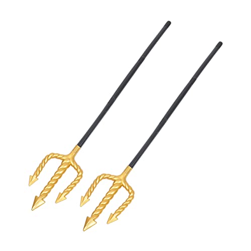 Veemoon 2stücke Halloween Trident Spielzeug Kunststoff Dreizack Kostümzubehör Für Cosplay Und Bühnenaufführungen Sicher Und Langlebig Veemoon 2stücke Halloween Trident Spielzeug Kunststoff Dreizack Kostümzubehör Für Cosplay Und Bühnenaufführungen Sicher Und Langlebig von Veemoon